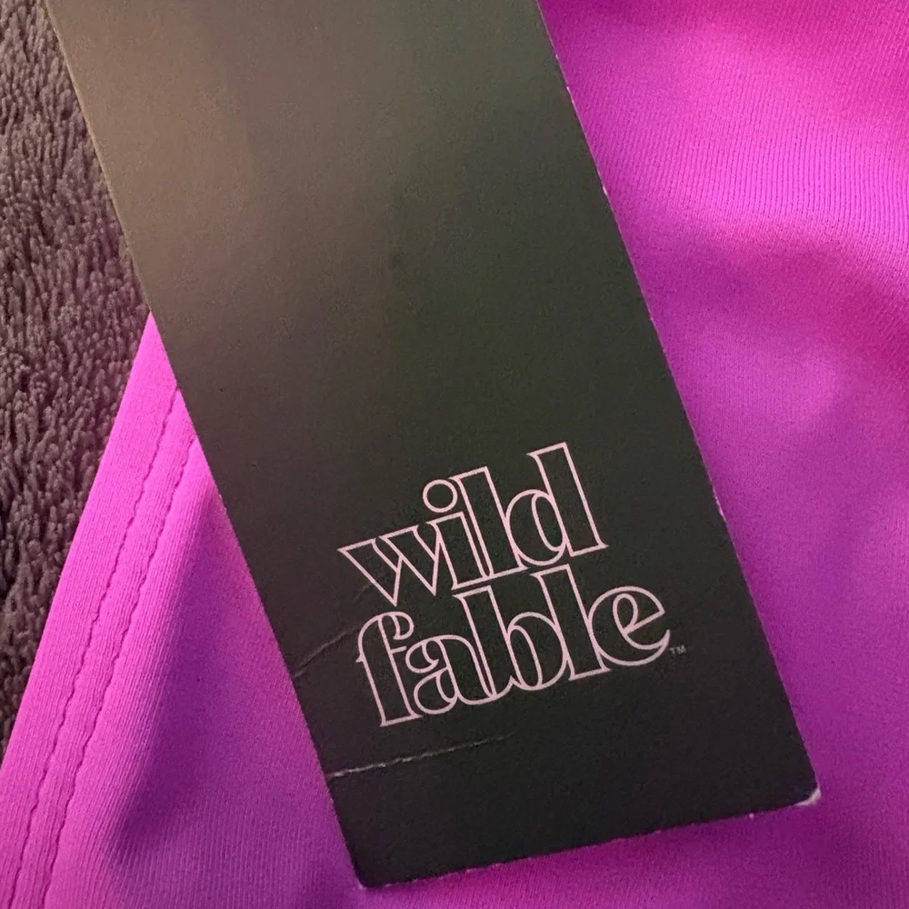 🩷wild fable • hot orchid bandeau top • S (4-6) • NWT - Picture 6 of 6